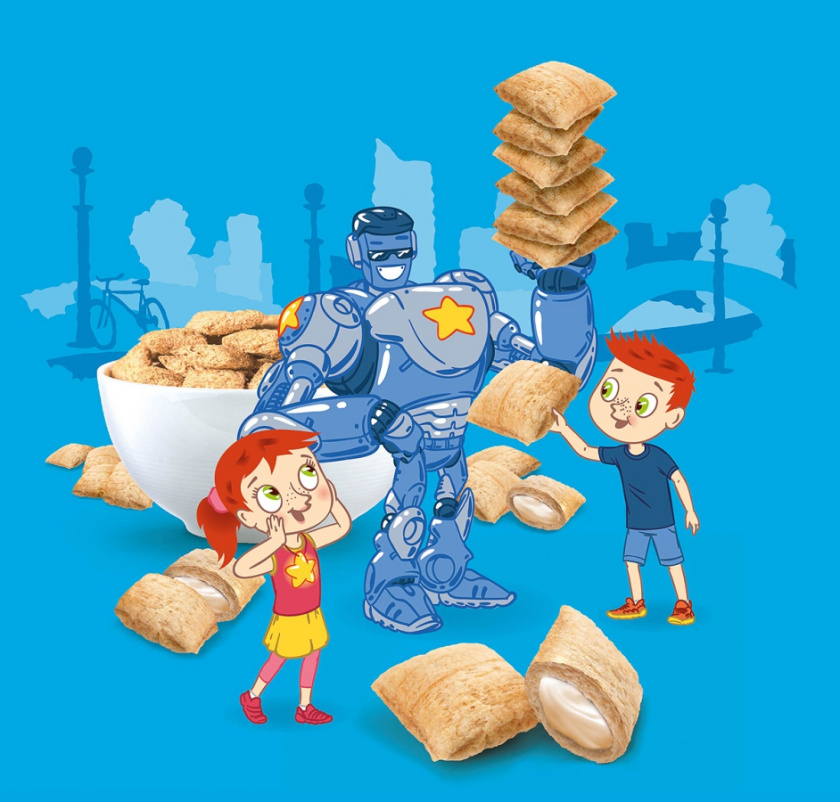 Ukhtyshek兒童休閑食品包裝設(shè)計(jì)，一起探索世界的男孩女孩插畫設(shè)計(jì)