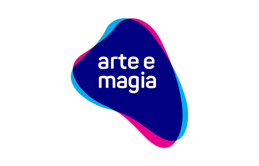 Arte e Magia兒童青少年舞蹈教育機(jī)構(gòu)品牌vi視覺形象設(shè)計，彎曲漸變色塊的疊加