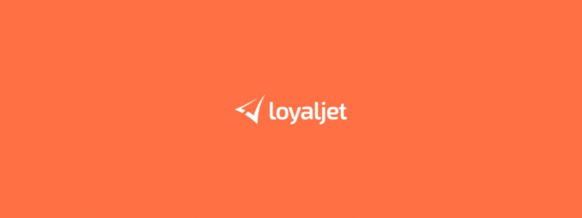 LoyalJet 航空服務(wù)公司企業(yè)飛機(jī)logo設(shè)計(jì)