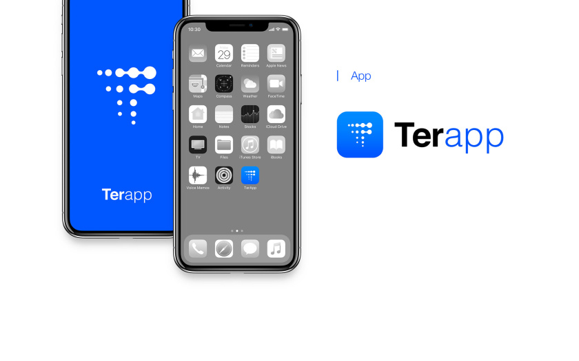 Tera Energy 能源咨詢公司logo設(shè)計(jì)vi設(shè)計(jì)，動(dòng)態(tài)圓點(diǎn)科技風(fēng)格