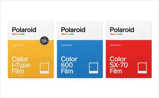 寶麗來相機公布統(tǒng)一的品牌命名與logo設計——帶有5個色條的設計