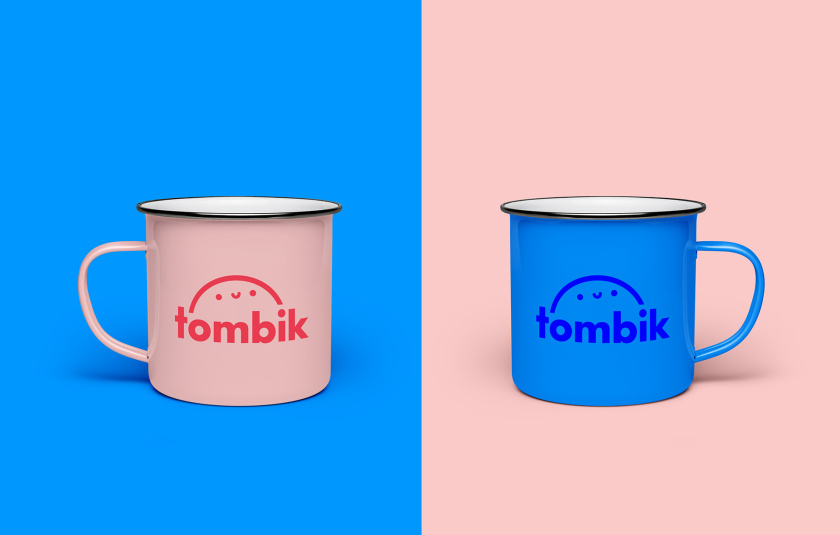 Tombik Studio創(chuàng)意工作室/自我品牌形象設(shè)計(jì)logo設(shè)計(jì)，卡通人偶面部形象
