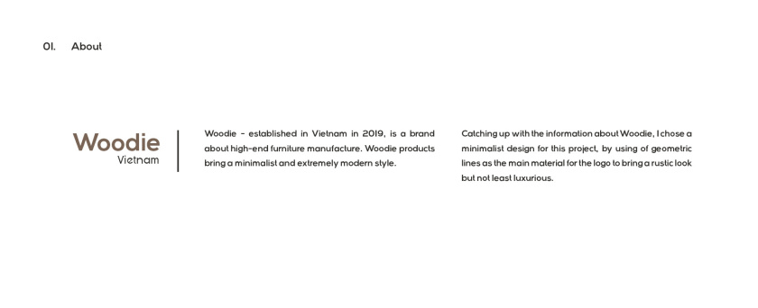 Woodie 高端家具制造品牌logo設(shè)計vi設(shè)計 ”木紋元素“