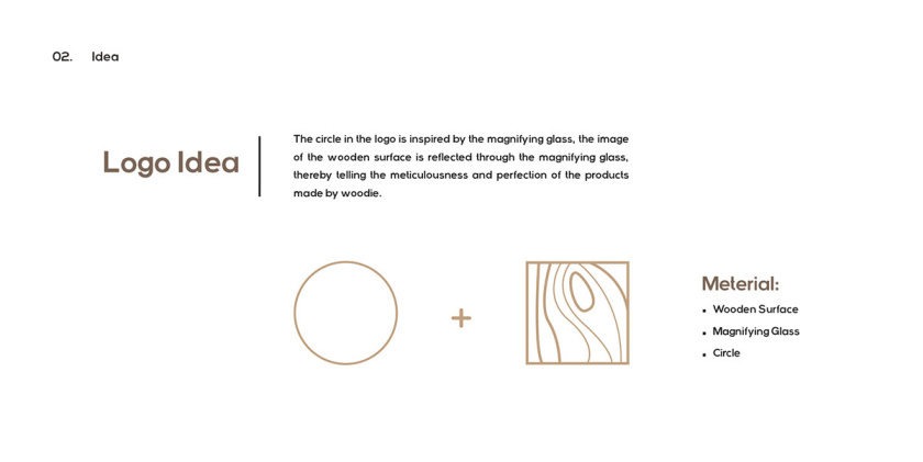 Woodie 高端家具制造品牌logo設(shè)計vi設(shè)計 ”木紋元素“