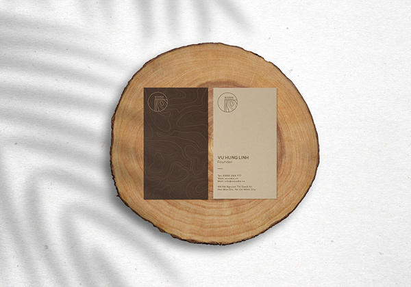 Woodie 高端家具制造品牌logo設(shè)計vi設(shè)計 ”木紋元素“