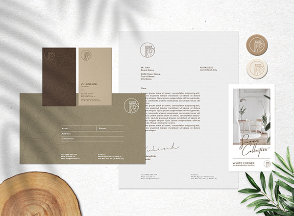 Woodie 高端家具制造品牌logo設(shè)計vi設(shè)計 ”木紋元素“