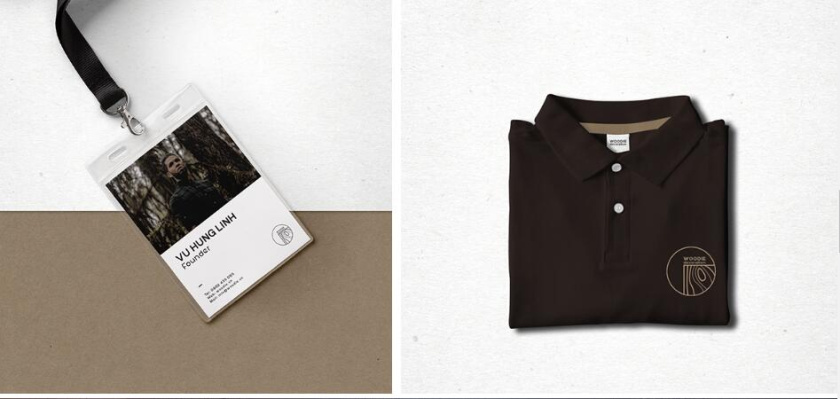 Woodie 高端家具制造品牌logo設(shè)計vi設(shè)計 ”木紋元素“