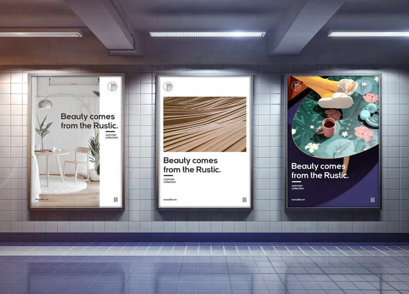 Woodie 高端家具制造品牌logo設(shè)計vi設(shè)計 ”木紋元素“