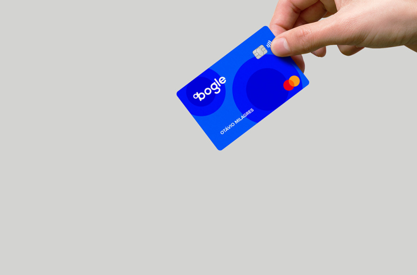 Bogle金融科技公司logo設(shè)計(jì)vi設(shè)計(jì)，首字母B改造成百分號(hào)%的形狀