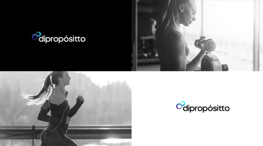 dipropósito 健身會(huì)所品牌視覺(jué)形象設(shè)計(jì)vi設(shè)計(jì)，活力動(dòng)感的漸變色風(fēng)格