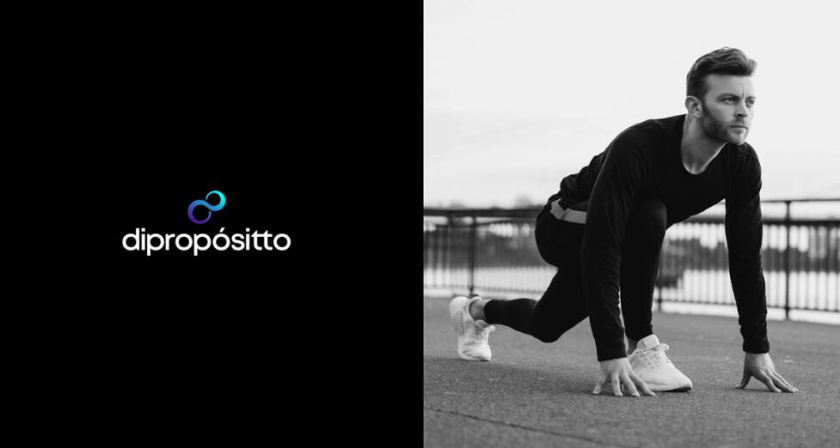 dipropósito 健身會(huì)所品牌視覺(jué)形象設(shè)計(jì)vi設(shè)計(jì)，活力動(dòng)感的漸變色風(fēng)格
