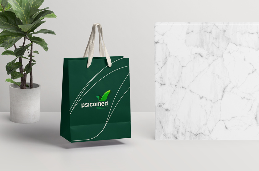 Psicomed 醫(yī)院品牌形象設(shè)計(jì)logo設(shè)計(jì)vi設(shè)計(jì)，高端與富有生命力