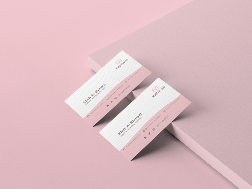 Eve House 家居用品品牌logo設(shè)計(jì)vi設(shè)計(jì)，追求設(shè)計(jì)感的女性粉色風(fēng)格