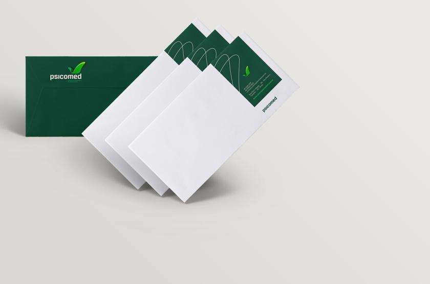 Psicomed 醫(yī)院品牌形象設(shè)計(jì)logo設(shè)計(jì)vi設(shè)計(jì)，高端與富有生命力