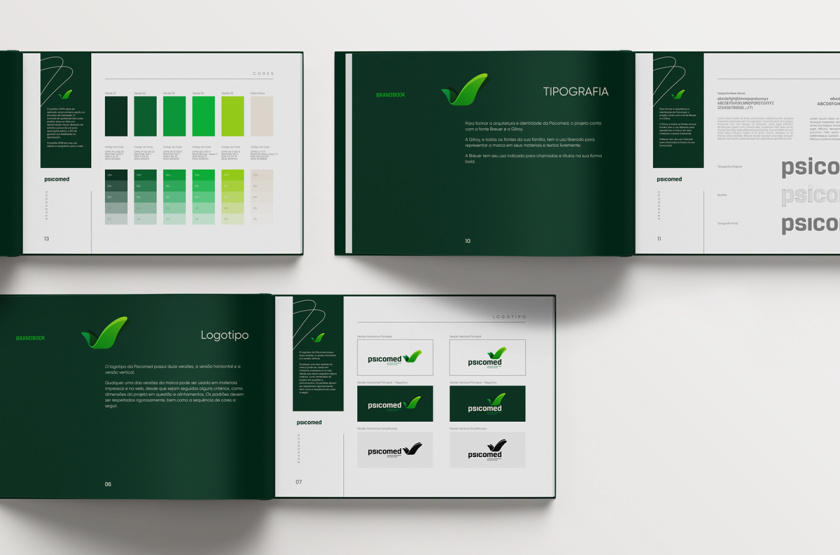 Psicomed 醫(yī)院品牌形象設(shè)計(jì)logo設(shè)計(jì)vi設(shè)計(jì)，高端與富有生命力
