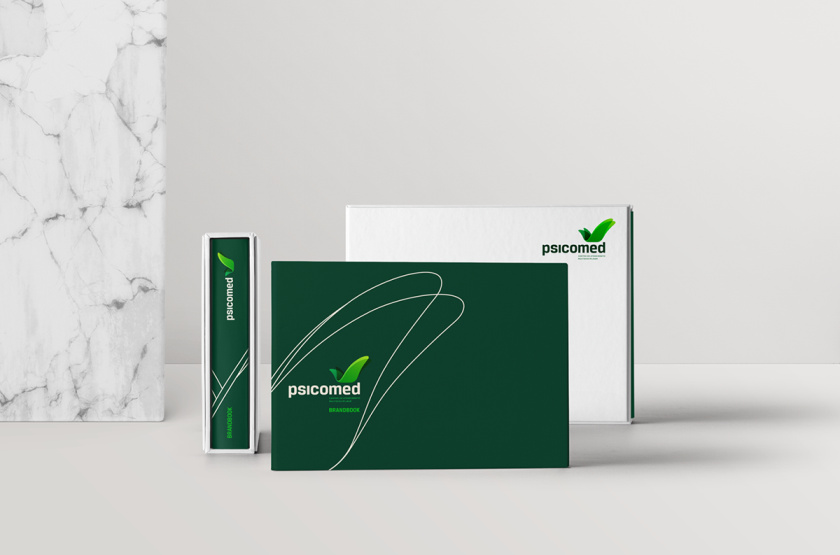 Psicomed 醫(yī)院品牌形象設(shè)計(jì)logo設(shè)計(jì)vi設(shè)計(jì)，高端與富有生命力