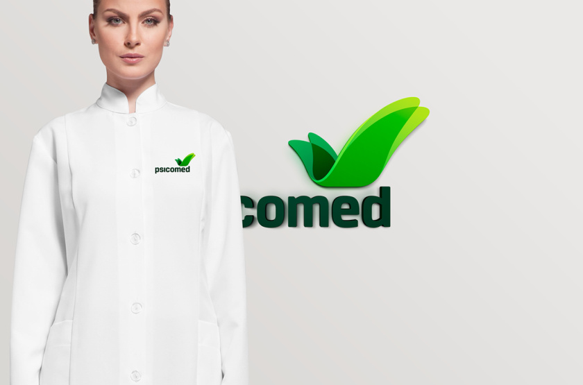 Psicomed 醫(yī)院品牌形象設(shè)計(jì)logo設(shè)計(jì)vi設(shè)計(jì)，高端與富有生命力