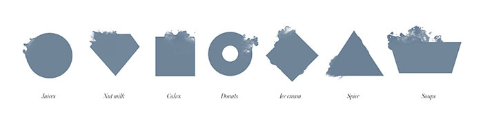 FoodSpa健康排毒果汁食品包裝設(shè)計，自然水彩配色方案