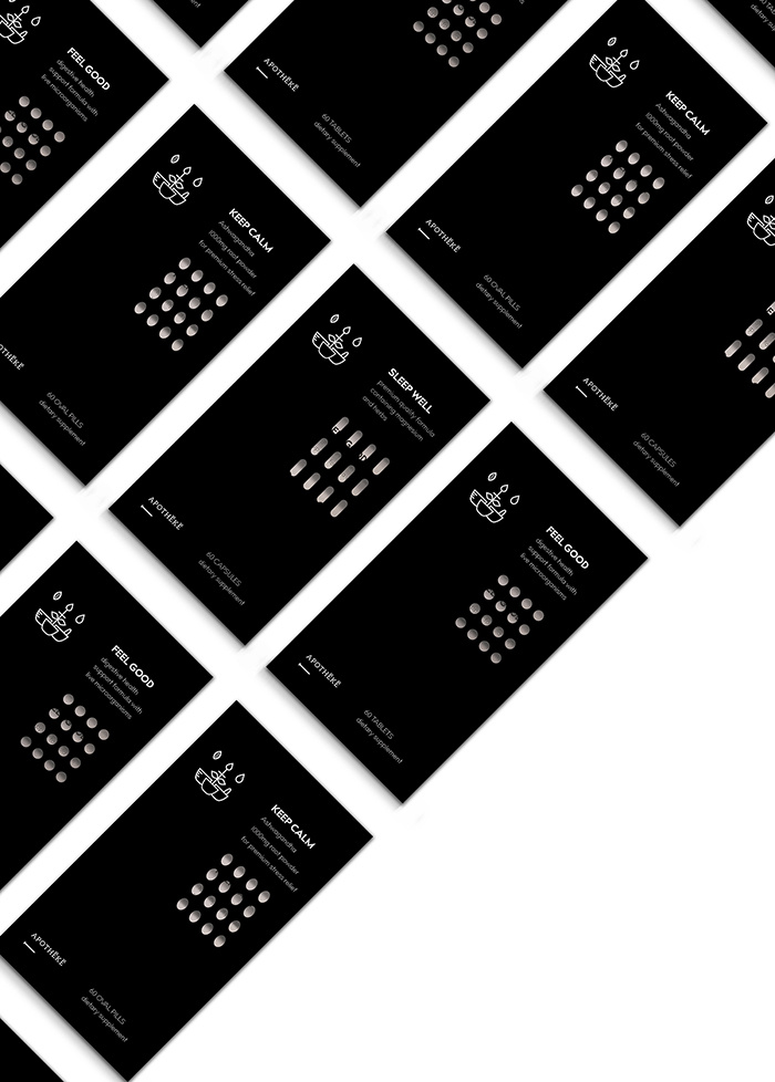 apotheca藥品包裝設(shè)計(jì)——藥品形狀排列元素 apotheca藥品包裝設(shè)計(jì)——藥品形狀排列元素