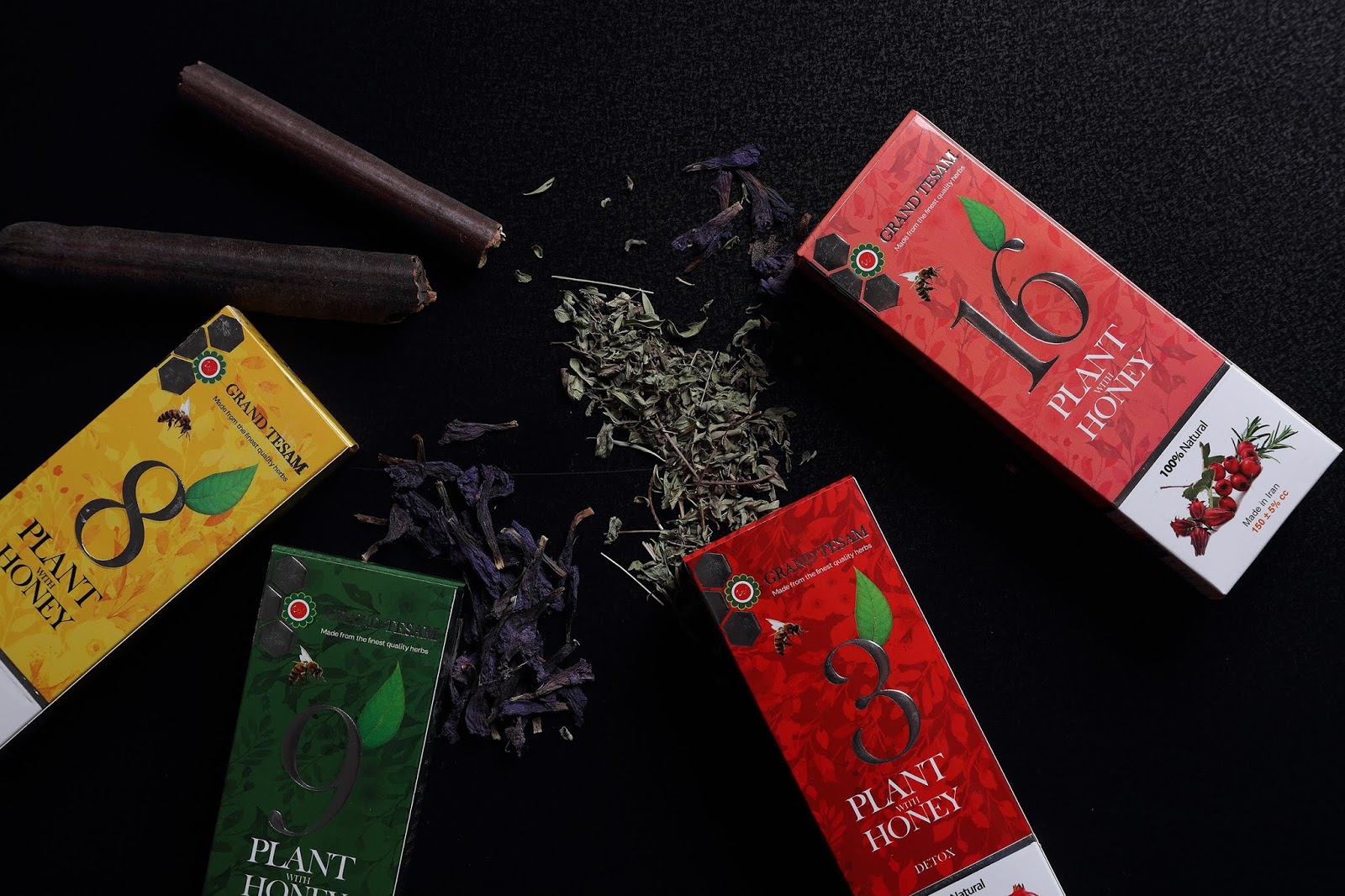 Tesam 草本蜂蜜蜂糖漿包裝設(shè)計“數(shù)字篇”