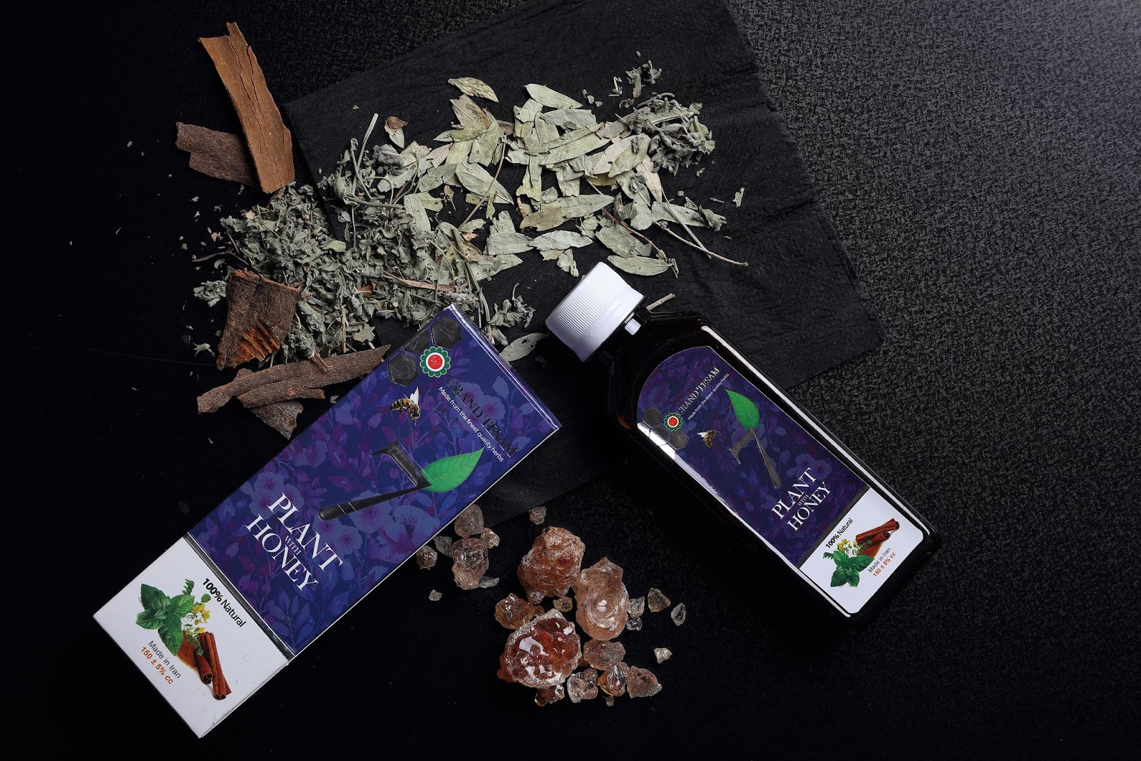 Tesam 草本蜂蜜蜂糖漿包裝設(shè)計“數(shù)字篇”