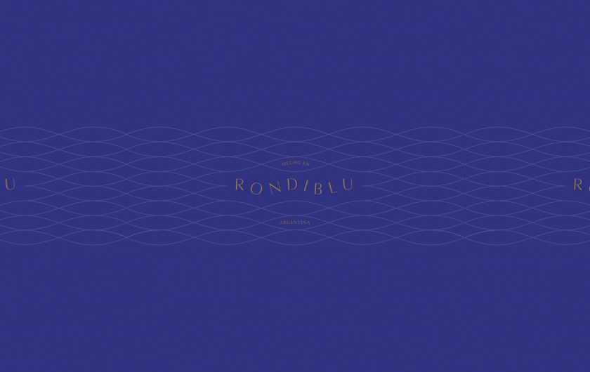 RONDIBLU 床墊睡眠產(chǎn)品品牌形象vi設(shè)計(jì)，交織的紡織與床墊波浪曲線(xiàn)