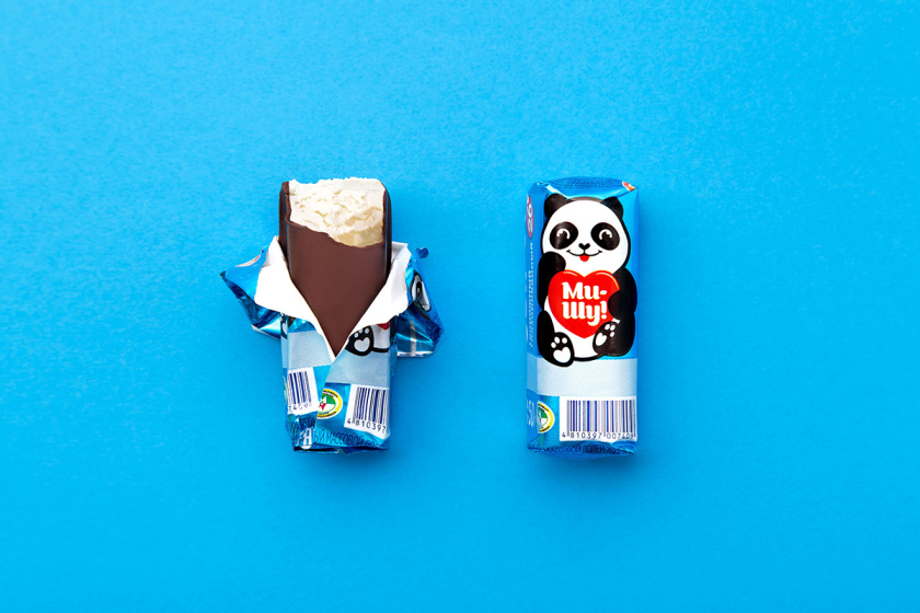 Mi-Shu 巧克力釉豆腐干包裝設(shè)計(jì)，品牌命名與熊貓插畫(huà)設(shè)計(jì)