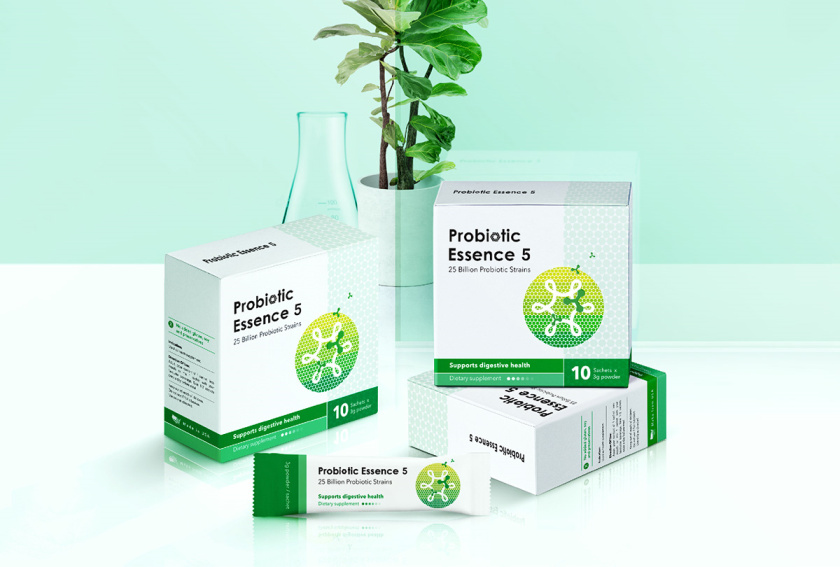 Probiotic 益生菌膳食補(bǔ)充劑保健品包裝設(shè)計“現(xiàn)代科技”風(fēng)