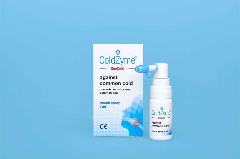 Coldzyme預(yù)防感冒病菌口腔噴霧劑包裝設(shè)計,色塊面部+箭頭喉嚨發(fā)炎圖形 Coldzyme預(yù)防感冒病菌口腔噴霧劑包裝設(shè)計,色塊面部+箭頭喉嚨發(fā)炎圖形