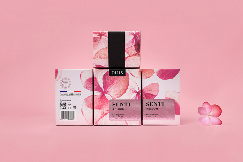 Dilis化妝品包裝設(shè)計(jì)——花朵花瓣的特寫(xiě)鏡頭