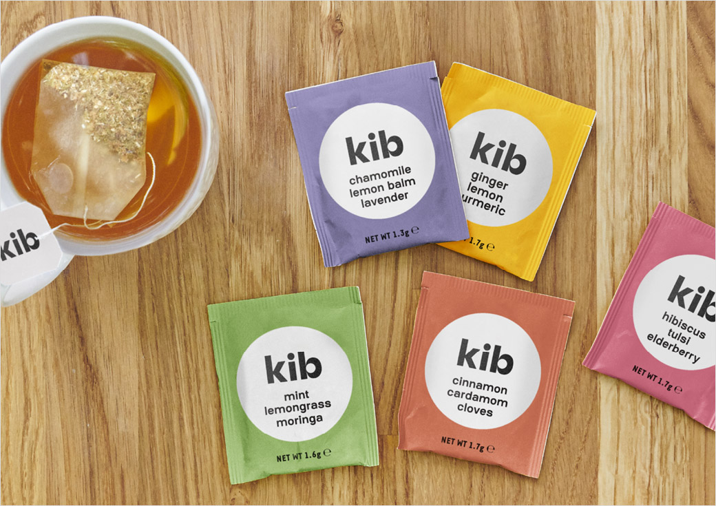 Kib天然保健花草茶茶葉品牌設計 Kib天然保健花草茶茶葉品牌設計