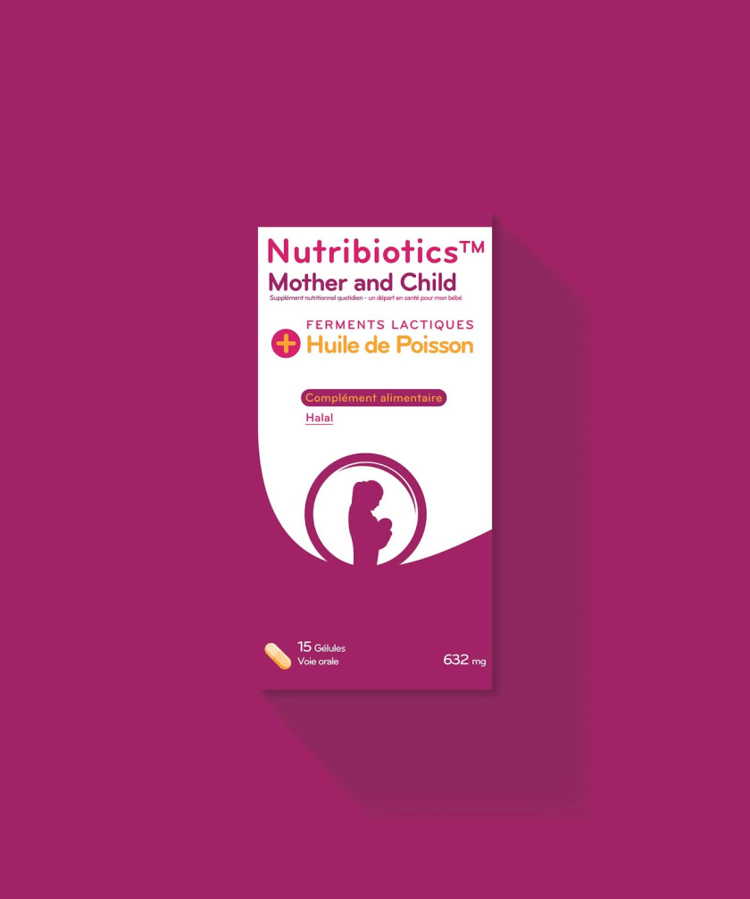 nutribiotics OTC系列藥品包裝設(shè)計，采用獨特的符號標(biāo)識來區(qū)分產(chǎn)品