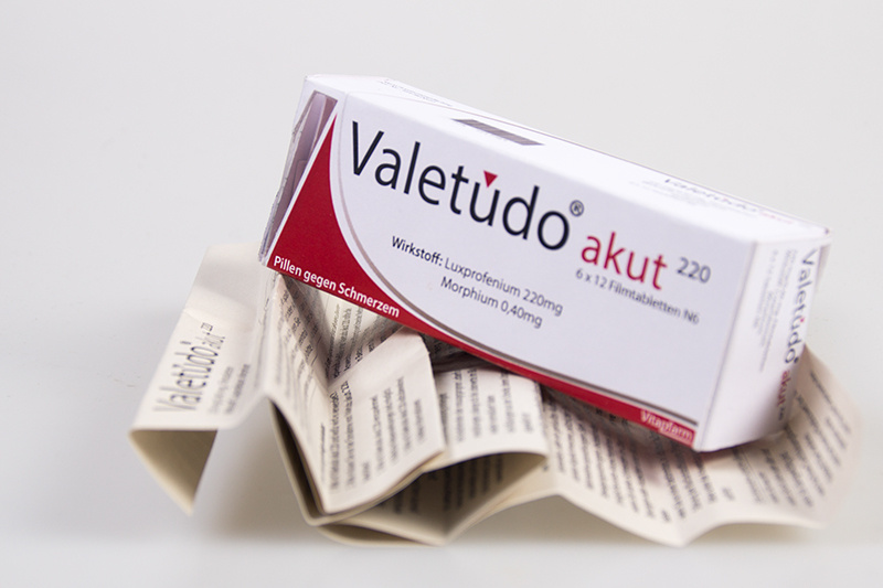 Valetudo akut 處方藥藥品包裝設(shè)計(jì)“側(cè)面v字母”