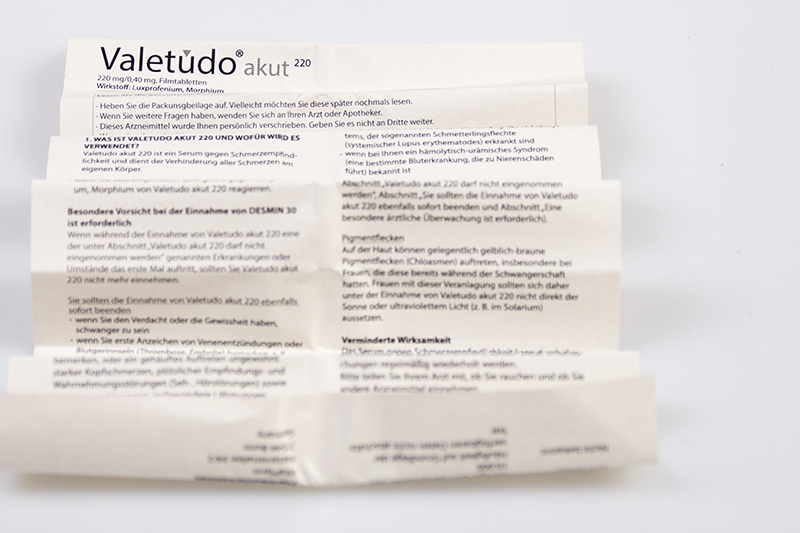 Valetudo akut 處方藥藥品包裝設(shè)計(jì)“側(cè)面v字母”