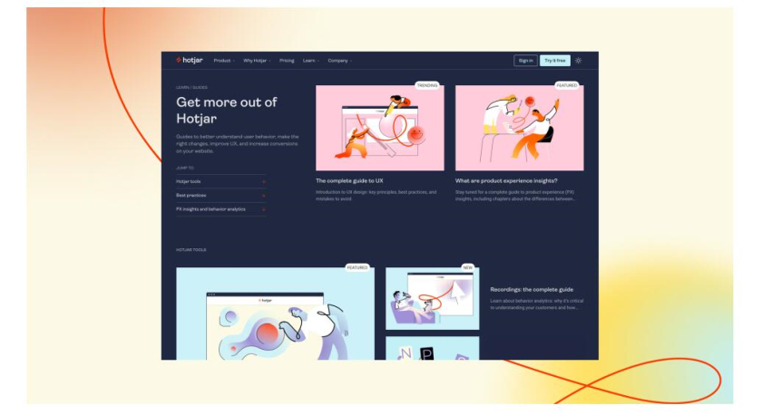 Hotjar 網(wǎng)站熱點(diǎn)工具品牌logo設(shè)計(jì)“抽象熱浪+極簡插圖品牌應(yīng)用設(shè)計(jì)” Hotjar 網(wǎng)站熱點(diǎn)工具品牌logo設(shè)計(jì)“抽象熱浪+極簡插圖品牌應(yīng)用設(shè)計(jì)”