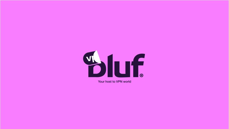 Bluf翻墻與隱私保護(hù)VPN軟件品牌設(shè)計(jì)-貼紙logo設(shè)計(jì)