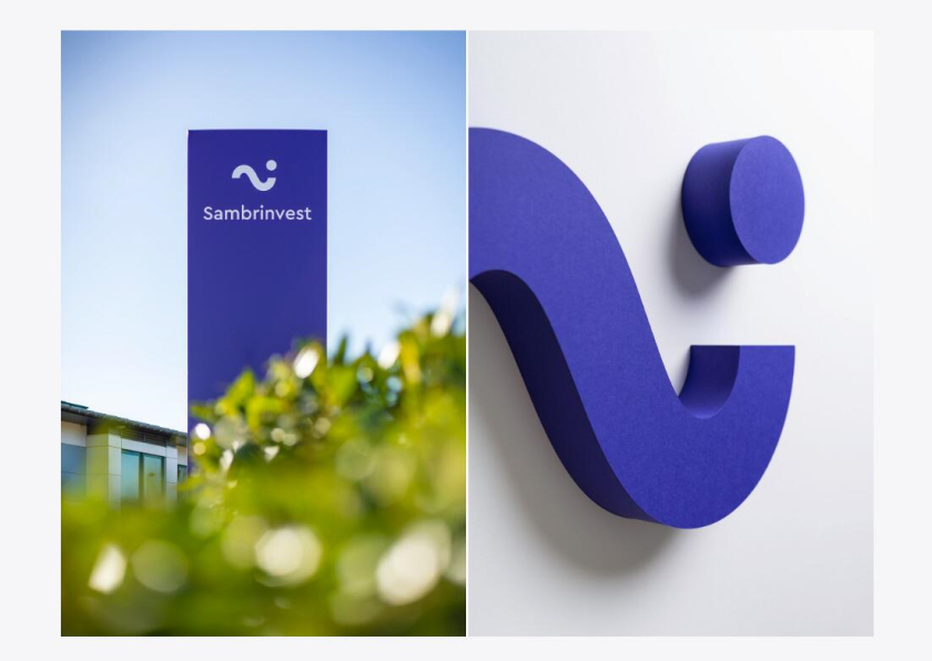 Sambrinvest 金融集團(tuán)公司logo設(shè)計(jì)品牌形象vi設(shè)計(jì)，單色簡(jiǎn)約而又藝術(shù)的風(fēng)格