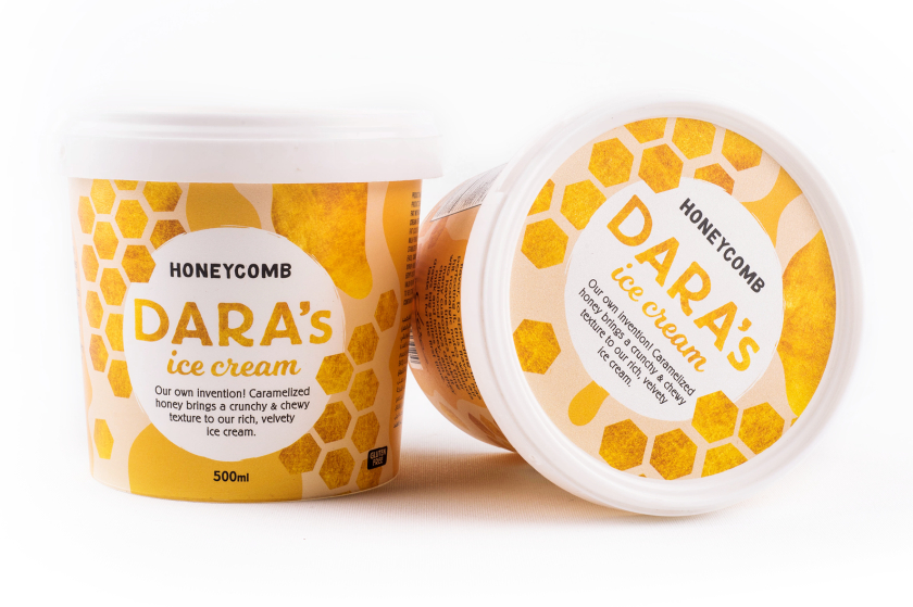 Dara全天然手工冰淇淋包裝設計“鮮艷飽滿的插畫” Dara全天然手工冰淇淋包裝設計“鮮艷飽滿的插畫”