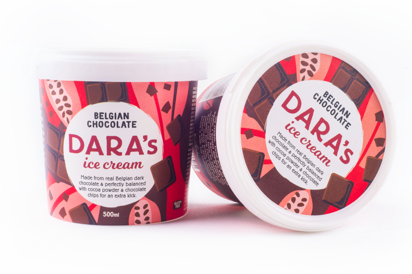 Dara全天然手工冰淇淋包裝設計“鮮艷飽滿的插畫” Dara全天然手工冰淇淋包裝設計“鮮艷飽滿的插畫”