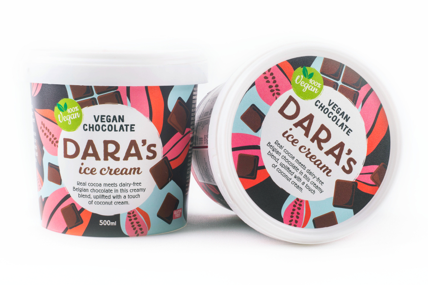 Dara全天然手工冰淇淋包裝設計“鮮艷飽滿的插畫” Dara全天然手工冰淇淋包裝設計“鮮艷飽滿的插畫”