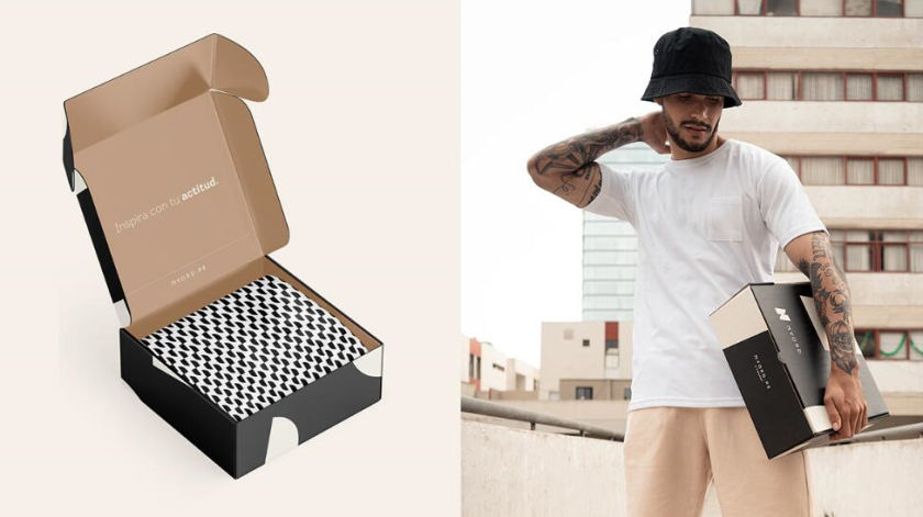 Nyord 服飾品牌識別設計-logo與vi設計,獨特的字母N設計及組合圖案