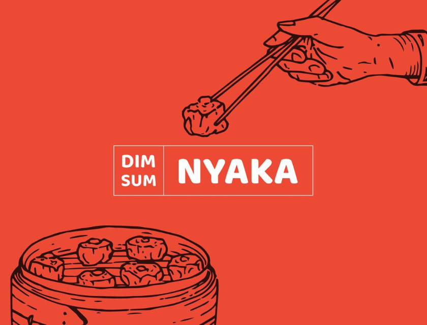 DIMSUMNYAKA 包子餃子點(diǎn)心手繪插圖設(shè)計(jì)