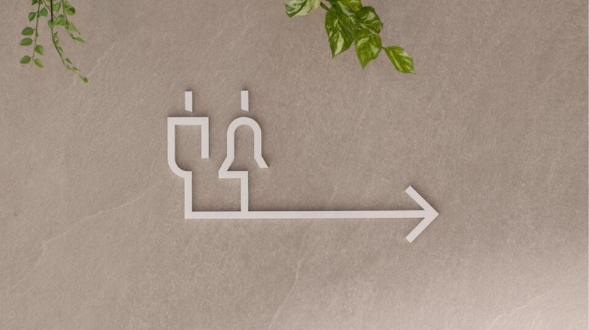 The Table 電信品牌vi視覺識別設(shè)計空間設(shè)計及導(dǎo)視,與桌子結(jié)合的長長的T型水平線元素 The Table 電信品牌vi視覺識別設(shè)計空間設(shè)計及導(dǎo)視,與桌子結(jié)合的長長的T型水平線元素