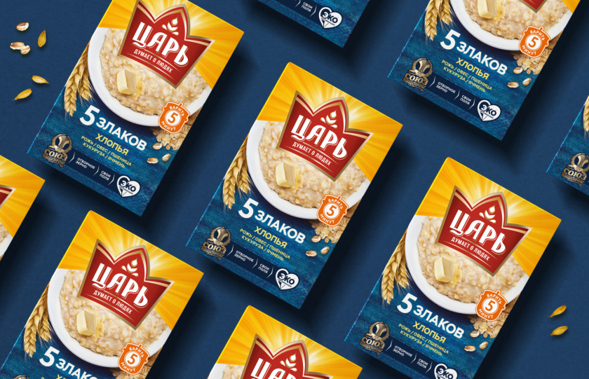 俄羅斯Tsar沙皇谷物麥片食品紙盒包裝設(shè)計(jì)logo設(shè)計(jì)“日出皇冠”元素 俄羅斯Tsar沙皇谷物麥片食品紙盒包裝設(shè)計(jì)logo設(shè)計(jì)“日出皇冠”元素