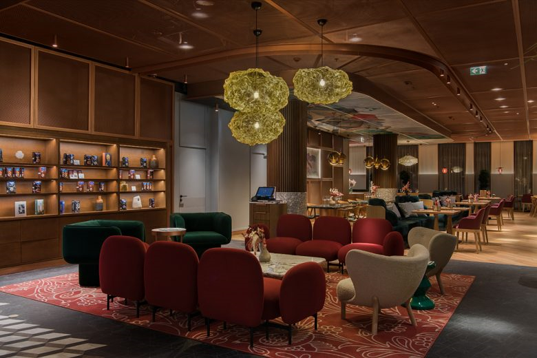 高級(jí)沙加爾餐廳餐飲室內(nèi)空間設(shè)計(jì)，藝術(shù)與奢華風(fēng)格