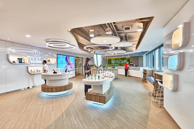 如新保健品新加坡體驗中心展廳空間設(shè)計,以科技和互動元素使品牌栩栩如生 如新保健品新加坡體驗中心展廳空間設(shè)計,以科技和互動元素使品牌栩栩如生