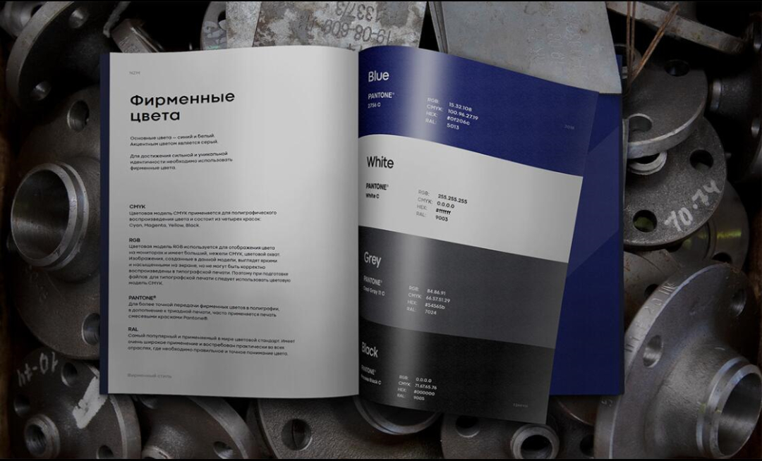 NZM 建筑公司企業(yè)形象視覺識別設計-超酷的工業(yè)風格logo設計vi設計