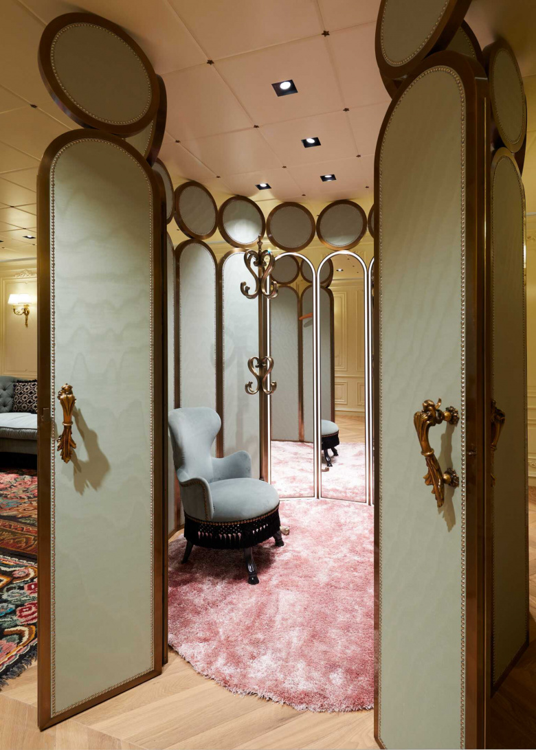 Gucci 韓國旗艦店店鋪空間設計，韓國傳統(tǒng)圖案與充滿活力的燈光組合