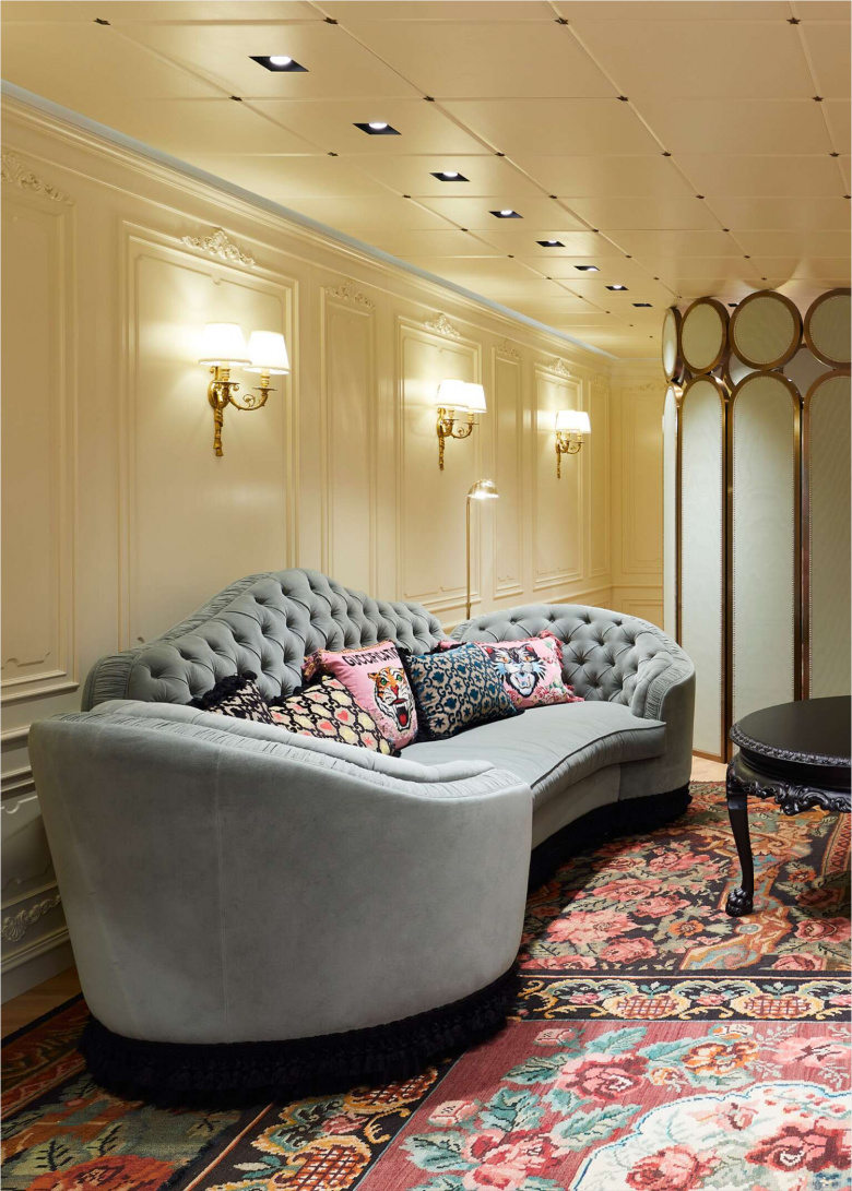 Gucci 韓國旗艦店店鋪空間設計，韓國傳統(tǒng)圖案與充滿活力的燈光組合