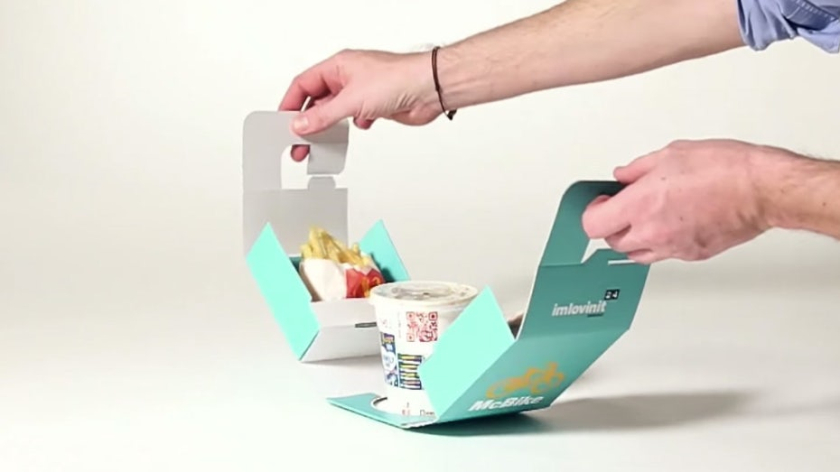 麥當(dāng)勞 McBike 外賣食品包裝設(shè)計
